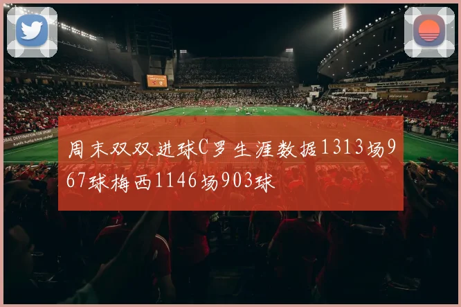 周末双双进球C罗生涯数据1313场967球梅西1146场903球
